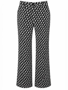 Banana Republic Bird Print Wide Leg Trousers Size 8